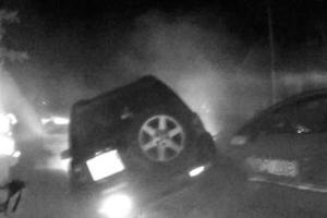 В Черновцах патрульные применили оружие, чтобы остановить "Land Rover" с пьяным мажором за рулем