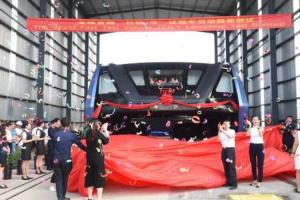 В Китае прошли испытания "автобуса будущего"