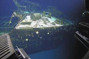 Ученые запустили прямую трансляцию исследования японского эсминца на дне Тихого океана 