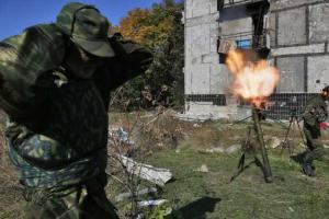 Боевики выпустили из минометов по позициям ВСУ в Красногоровке и Широкино более ста мин