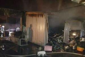 В Киеве ночью горел Демеевский рынок