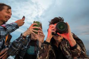 Новый смертельный трюк украинского руфера Мустанга на крыше высотки в Торонто