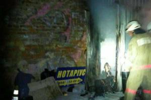 Жуткая смерть: в Киеве напротив гостиницы "Radisson", прямо на посту, заживо сгорел охранник. Фото 18+