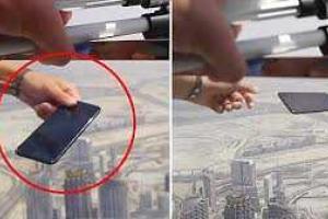 Блогер сбросил "iPhone 7 Plus" с небоскреба в Дубае, чтобы проверить его прочность