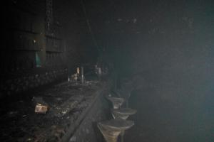 В сеть попало видео, снятое в ночном клубе Львова во время начала крупного пожара