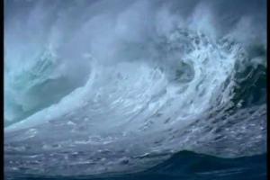 В сеть попало впечатляющее видео, снятое украинским моряком во время сильного шторма в океане