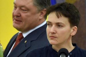 Савченко жестко раскритиковала позицию Порошенко