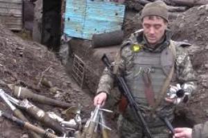 Видео с передовых рубежей в зоне АТО: жизнь бойцов ВСУ без прикрас
