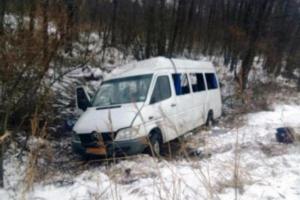 На Черниговщине перевернулась маршрутка: травмированы 18 человек