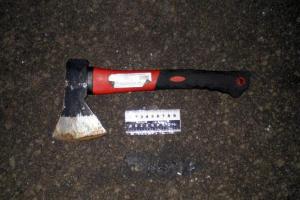 В Краматорске задержан мужчина, напавший с топором на сотрудника полиции