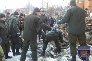 Появилось видео с места взрыва дома в Одессе: погибло 2 мужчин, дом полностью разрушен