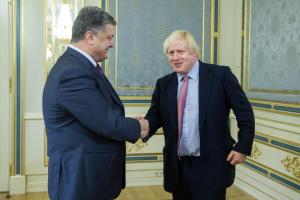 Джонсон: Великобритания на 100% стоит за независимость и суверенитет Украины