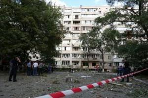 В Киеве жителям дома, пострадавшего от взрыва, предоставили временное жилье