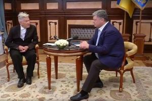 Порошенко встретился с американским кинорежиссером Дэвидом Линчем
