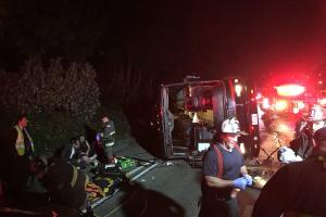 В Сан-Франциско перевернулся автобус с пассажирами: пострадали 29 человек