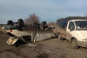 В ДТП на трассе "Мангуш-Никольское" пострадали 4 человека, 3 автомобиля разбиты