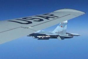 Перехват российских истребителей Су-30: ВВС США обнародовали видео