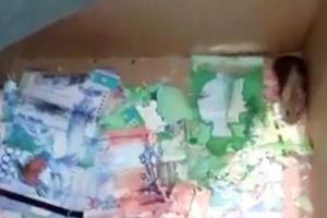 В Казахстане в одном из банков мыши сгрызли все деньги в банкомате