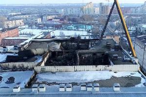 Трагедия в Кемерово: жуткие кадры последствий пожара с высоты птичьего полета