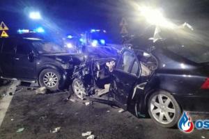 На скоростной трассе в Польше украинец на Mitsubishi Pajero устроил смертельное ДТП