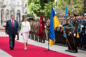 Состоялась официальная встреча президента Украины и президента Эстонской Республики