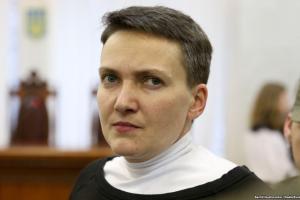 Савченко объявила сухую голодовку