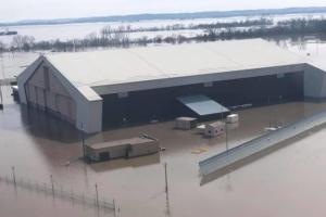 Наводнение в США: В Небраске введен режим ЧС, затоплена база ВВС США