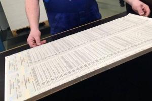 ЦИК представила бюллетень для выборов президента Украины: огромные размеры и 10 степеней защиты