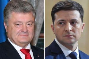 Порошенко vs Зеленский: Соцопрос показал, что Зеленский лидирует с большим отрывом