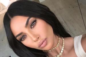 Ким Кардашьян впервые показала лицо новорожденного сына