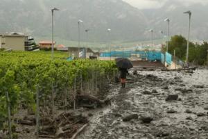 В Швейцарии селевой поток поглотил авто: без вести пропали мужчина и девочка