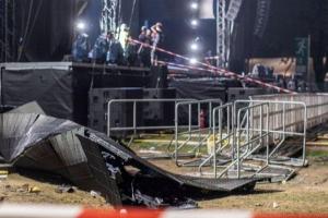 В Германии во время концерта на зрителей обрушилась сцена: есть пострадавшие