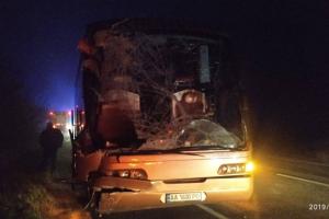 В Ровенской области автобус столкнулся с грузовиком: есть жертвы
