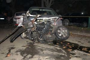 В Киеве пьяный водитель на внедорожнике протаранил девять авто