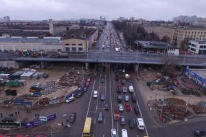 В Киеве открыли автомобильное движение по Шулявскому мосту