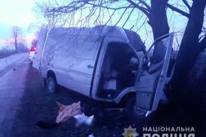 Под Киевом Mercedes влетел в дерево: есть жертвы