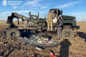 В Херсонской области взорвался военный "КрАЗ" с боеприпасами