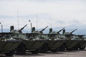 В Керченском проливе затонула российская бронемашина БРДМ-2
