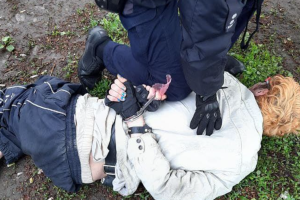В Лисичанске задержан "гладиатор", разгуливавший по улице с мачете