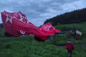 В Хмельницкой области упал воздушный шар: есть жертвы