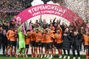 "Шахтар" завоював Суперкубок України, розгромивши київське "Динамо" з рахунком 3:0