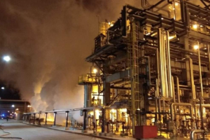 У Білорусі сталася пожежа на нафтопереробному заводі