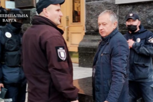 В здании Офиса Президента мужчина пытался совершить акт самосожжения