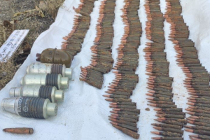 На Луганщине обнаружен схрон с боеприпасами