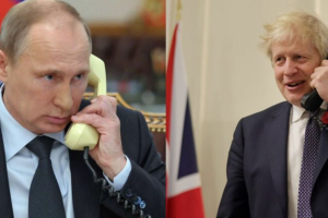 Джонсон і Путін провели телефонні переговори: говорили про Україну