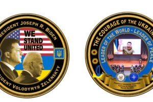 Адміністрація президента США презентувала пам'ятні монети, присвячені Україні та Зеленському
