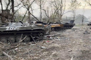 Российские войска пытаются взять под полный контроль Лиман и закрепиться в районе Северодонецка - сводка Генштаба ВСУ