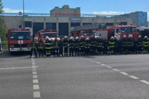 В оккупированном Энергодаре спасатели вышли на протест из-за похищения начальника пожарной части