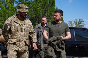 Зеленский посетил передовые позиции украинских защитников в Запорожской области