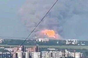 На Луганщині на повітря злетів черговий склад боєприпасів російських окупантів: відео "феєрверка"